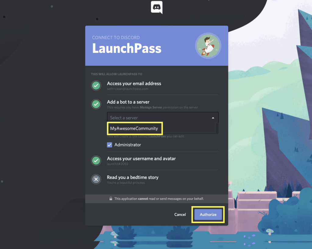 launchPass Connect your Discord to LaunchPass 2 1024x816