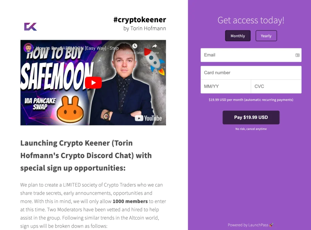 How To Create A High-Converting LaunchPass Page