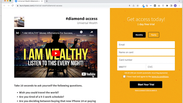 Next-Gen V2 Signup Pages