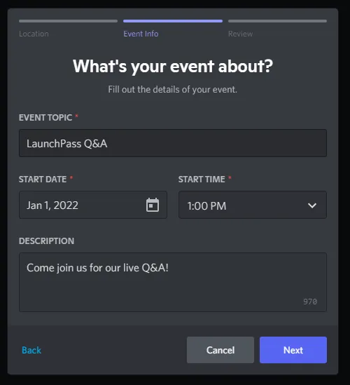 Run Paid Events