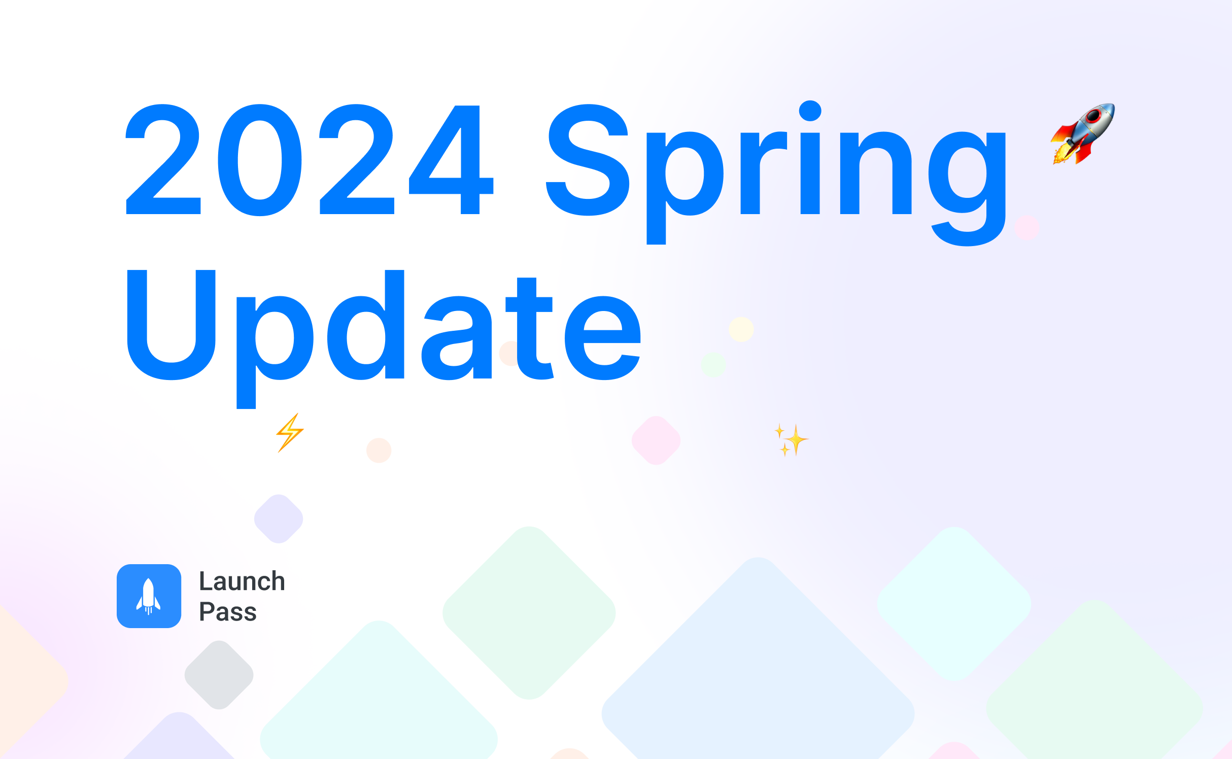 Spring Update Post