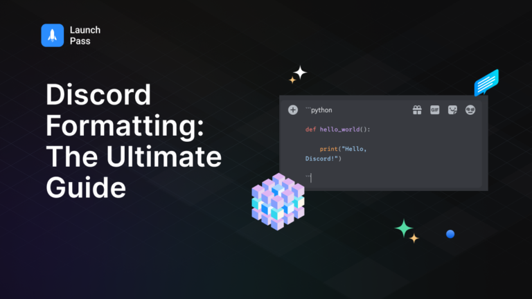 Discord Formatting: The Ultimate Guide - LaunchPass