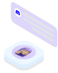purple dialog box